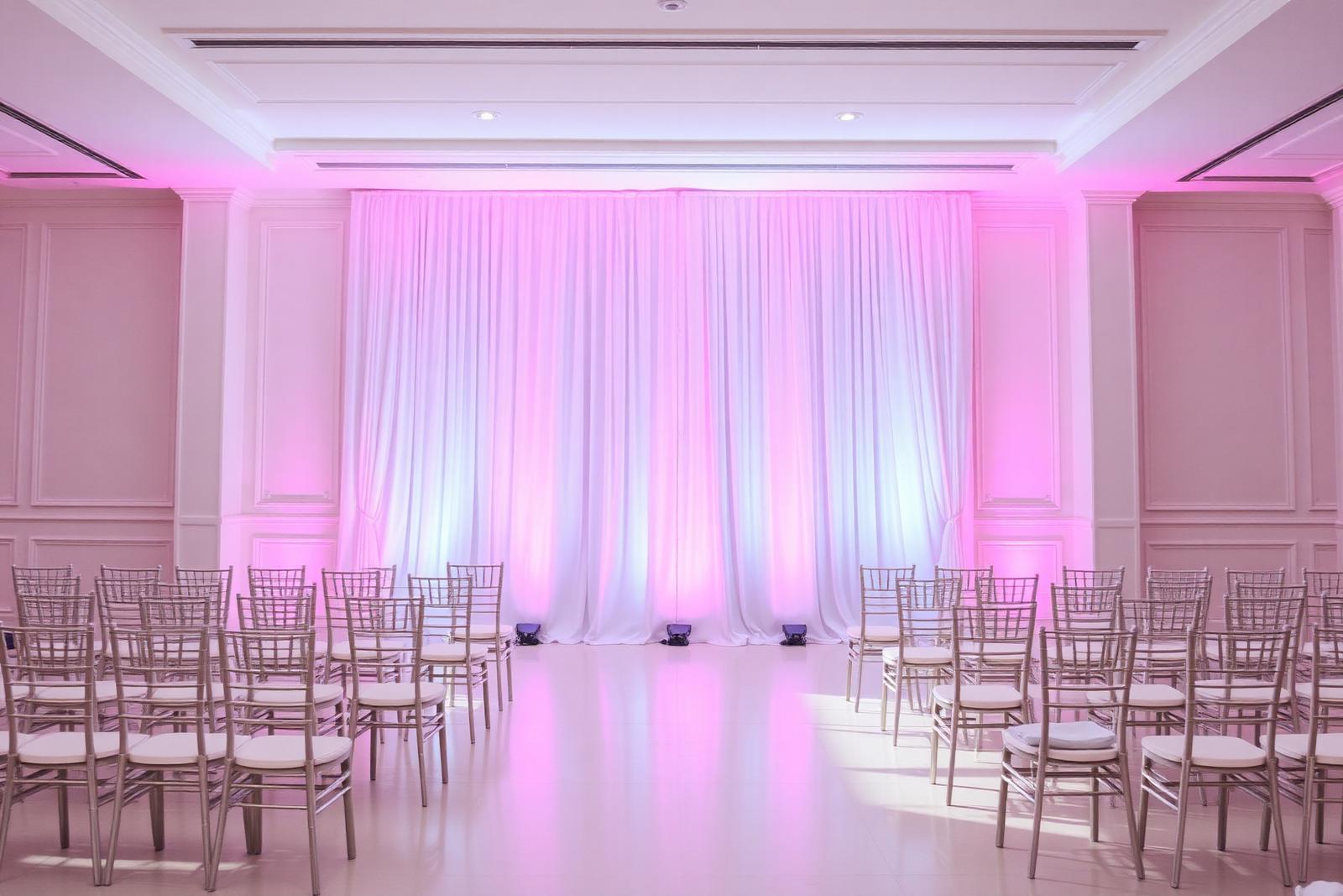 Sfeerlicht in een feestlocatie